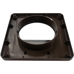 Lambro 1471B Dryer Vent Hood with Removable Screen, 4 inch, Brown