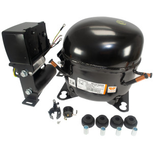 Embraco NEU 2168GK Compressor 1/2+hp 3125 Btu/hr NEU 2168GK Compatible with R404A, 208-230v 1ph 60hz LBP Superseeds NT2168GKV
