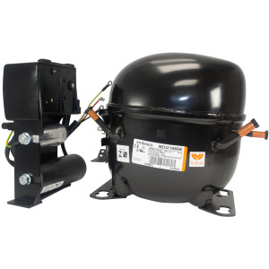 Embraco NEU 2168GK Compressor 1/2+hp 3125 Btu/hr NEU 2168GK Compatible with R404A, 208-230v 1ph 60hz LBP Superseeds NT2168GKV