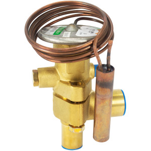 Emerson TCLE 12 HW Thermostatic Expansion Valve Alco R22,R407C, 12 tons, External Equalization 1/4 in SAE, 1/2 x 5/8 ODF Solder, -10 F to 50 F 027677  Emerson TCLE 12 HW Thermostatic Expansion Valve Alco R22,R407C, 12 tons, External Equalization 1/4 in SAE, 1/2 x 5/8 ODF Solder, -10 F to 50 F 027677