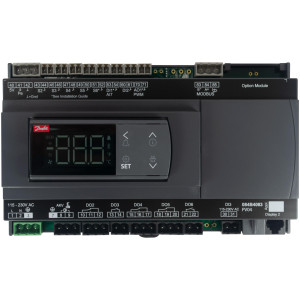 Danfoss 084B4083 AK-CC55 Refrigeration Control with Screen 6 Analog Input, 1 Analog Output, Supply Voltage 115-230 V 084B4083 084B4183