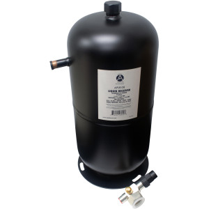 Appli Parts APLR-08 8 Liter 1/2 in ODF Liquid Receiver Outlet with 1 in Rotolock 1 in SAE x 1/2 in ODF  Appli Parts APLR-08 8 Liter 1/2 in ODF Liquid Receiver Outlet with 1 in Rotolock 1 in SAE x 1/2 in ODF