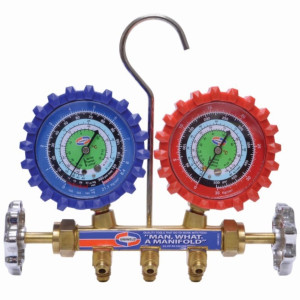 Manifold R12/R22/R134 Uniweld 3 Ft Hoses Manifold QAL3SM-5 (Psi-Kg/Cm2-Celsius) Manifold R12/R22/R134 Uniweld 3 Ft Hoses Manifold QAL3SM-5 (Psi-Kg/Cm2-Celsius)