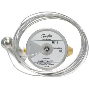 Danfoss 067B3347 TXV Element R404,R507, Flare, TE 12, External Equalized 1/4 in, 118 in Capillary Tube, -40 to 50 F includes 067B0577 Danfoss 067B3347 TXV Element R404,R507, Flare, TE 12, External Equalized 1/4 in, 118 in Capillary Tube, -40 to 50 F includes 067B0577