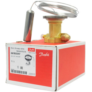Danfoss 067B3347 TXV Element R404,R507, Flare, TE 12, External Equalized 1/4 in, 118 in Capillary Tube, -40 to 50 F includes 067B0577 Danfoss 067B3347 TXV Element R404,R507, Flare, TE 12, External Equalized 1/4 in, 118 in Capillary Tube, -40 to 50 F includes 067B0577