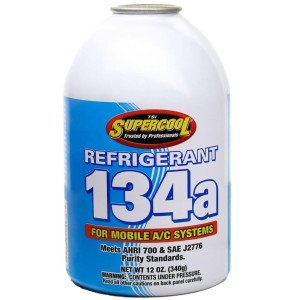 Supercool R134a Refrigerant Gas 12 oz / 0.34 kg