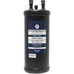 Appli Parts APOS-55824 1/2 in ODF Oil Separator, Compatible with CFC, HCFC, HFC, R22, R407C, R502, R134a, R404A, R507A, Working temperature 14 F to 266 F