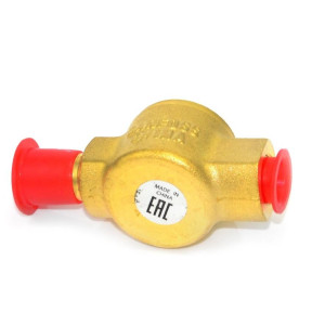 Danfoss SGP 6 I 1/4 in Sight Glass, Flare,Male x Female Connections,R22,014L0021
 Danfoss SGP 6 I 1/4 in Sight Glass, Flare,Male x Female Connections,R22,014L0021