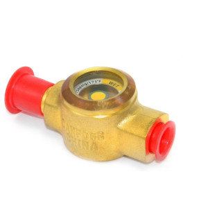 Danfoss SGP 6 I 1/4 in Sight Glass, Flare,Male x Female Connections,R22,014L0021
 Danfoss SGP 6 I 1/4 in Sight Glass, Flare,Male x Female Connections,R22,014L0021