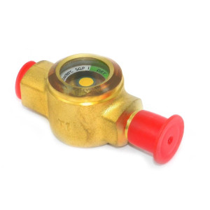 Danfoss SGP 6 I 1/4 in Sight Glass, Flare,Male x Female Connections,R22,014L0021
 Danfoss SGP 6 I 1/4 in Sight Glass, Flare,Male x Female Connections,R22,014L0021