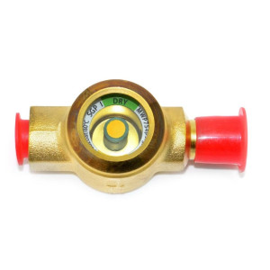 Danfoss SGP 6 I 1/4 in Sight Glass, Flare,Male x Female Connections,R22,014L0021
 Danfoss SGP 6 I 1/4 in Sight Glass, Flare,Male x Female Connections,R22,014L0021