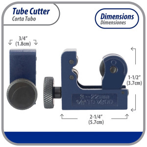 Appli Parts APT-TC128 1/8 in to 7/8 in Mini Tube Cutter for Copper, Aluminum, Steel, PVC and other soft metal pipe for Plumbing and HVAC/R Professionals and DIY Applications  Appli Parts APT-TC128 1/8 in to 7/8 in Mini Tube Cutter for Copper, Aluminum, Steel, PVC and other soft metal pipe for Plumbing and HVAC/R Professionals and DIY Applications