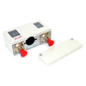 Danfoss 060-124191 Pressure Control KP15 Dual Auto/Auto 1/4 in Flare Connection Capillary Not Included