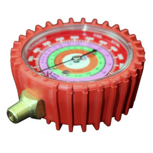 Uniweld G529LD Manifold Gauge High Compatible with R410A, R22, R404A, psi/Fahrenheit
