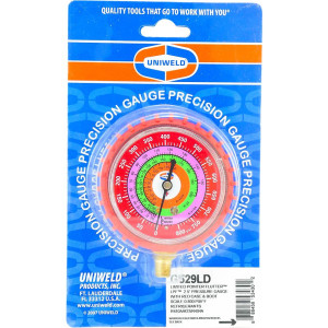 Uniweld G529LD Manifold Gauge High Compatible with R410A, R22, R404A, psi/Fahrenheit