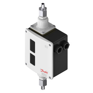 Danfoss 017D002166 RT260A Differential Pressure Switch, 7.3 to 58 psi. SPDT, Auto Reset, 3/8 in Male G Connection
 Danfoss 017D002166 RT260A Differential Pressure Switch, 7.3 to 58 psi. SPDT, Auto Reset, 3/8 in Male G Connection