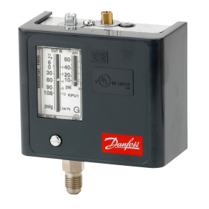 Danfoss 060-5231 KPU1 Low Pressure Switch, 10 to 60 psi, SPDT, Auto Reset, 1/4 in Male Flare Connection Danfoss 060-5231 KPU1 Low Pressure Switch, 10 to 60 psi, SPDT, Auto Reset, 1/4 in Male Flare Connection