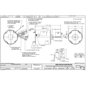US Motors 3/4 hp 1075 rpm, 6 poles, 1 shaft, TEAO Enclosure, 1 speed, 5.6 diameter, Reversible, 208-230 V, 60 hz, 1 ph, 10 mfd/370 VAC Run Capacitor 1868 K055TLM9431012B
Fits 3731 3735 US Motors 3/4 hp 1075 rpm, 6 poles, 1 shaft, TEAO Enclosure, 1 speed, 5.6 diameter, Reversible, 208-230 V, 60 hz, 1 ph, 10 mfd/370 VAC Run Capacitor 1868 K055TLM9431012B
Fits 3731 3735