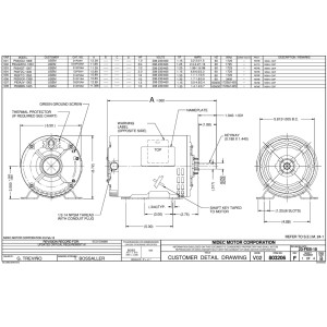 US Motors 1/2 hp 1725 rpm, 208-230 V-460 V/3ph/60 hz ODP, D12P2AH US Motors 1/2 hp 1725 rpm, 208-230 V-460 V/3ph/60 hz ODP, D12P2AH